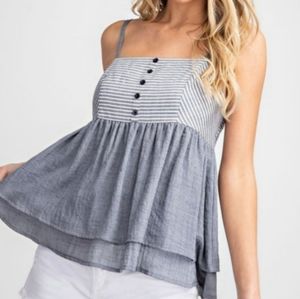 NWT eesome Baby Doll Top